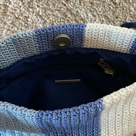 Brandy Melville Handbags - crocheted blue purse